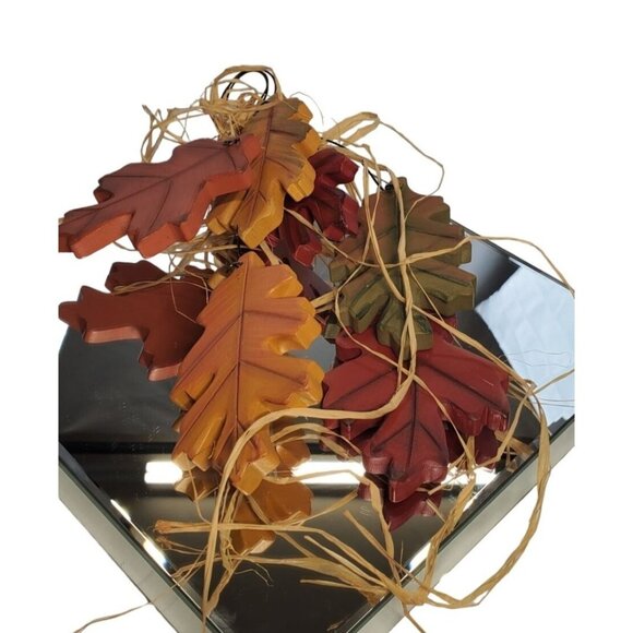 KOHL'S Oak Leaves Harvest Wall Decor Hand Crafted - Picture 1 of 5